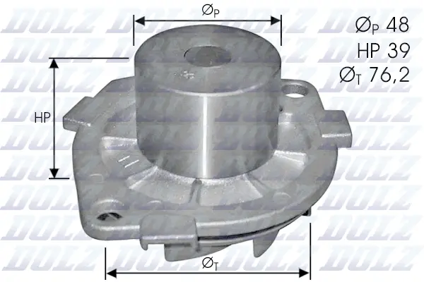 Pompe à eau, refroidissement du moteur DOLZ S214