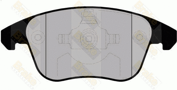 Kit de plaquettes de frein, frein à disque Brake ENGINEERING PA1687