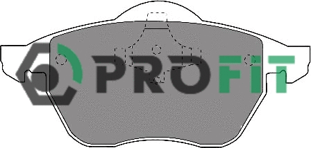 Kit de plaquettes de frein, frein à disque PROFIT 5000-0969