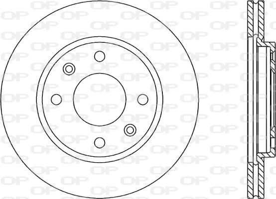 Disque de frein OPEN PARTS BDR1432.20