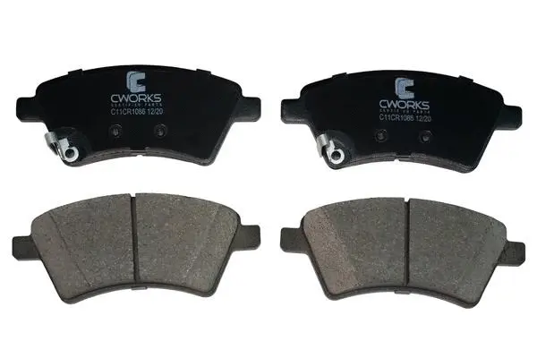 Kit de plaquettes de frein, frein à disque CWORKS C11CR1086