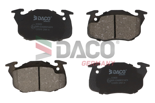 Kit de plaquettes de frein, frein à disque DACO Germany 323920