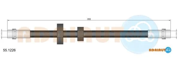 Flexible de frein ADRIAUTO 55.1226