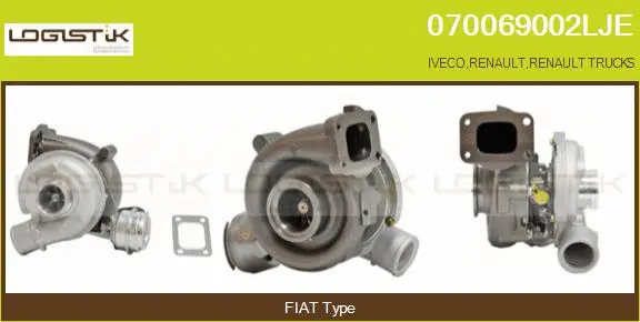 Turbocompresseur, suralimentation LGK 070069002LJE