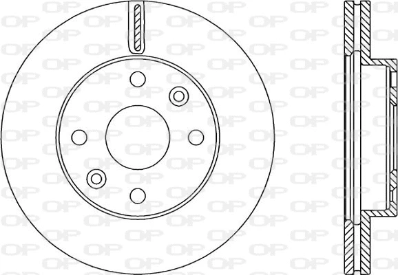 Disque de frein OPEN PARTS BDR2359.20