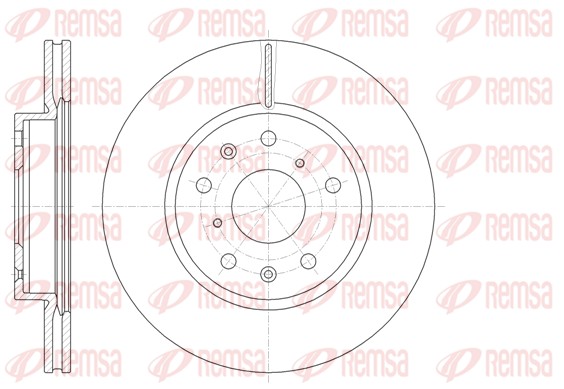 Disque de frein REMSA 61018.10