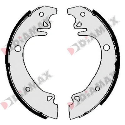 Jeu de mâchoires de frein DIAMAX N01038