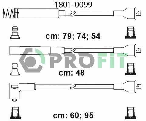 Kit de câbles d'allumage PROFIT 1801-0099