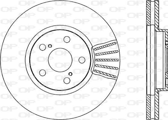 Disque de frein OPEN PARTS BDA1829.20