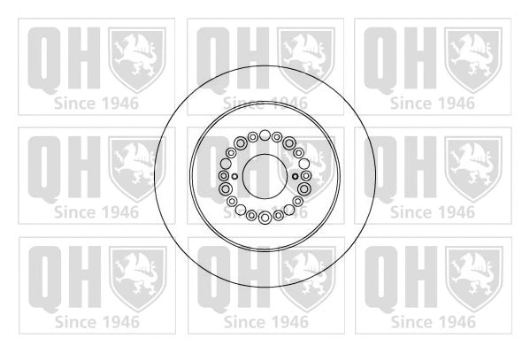 Disque de frein QUINTON HAZELL BDC5080