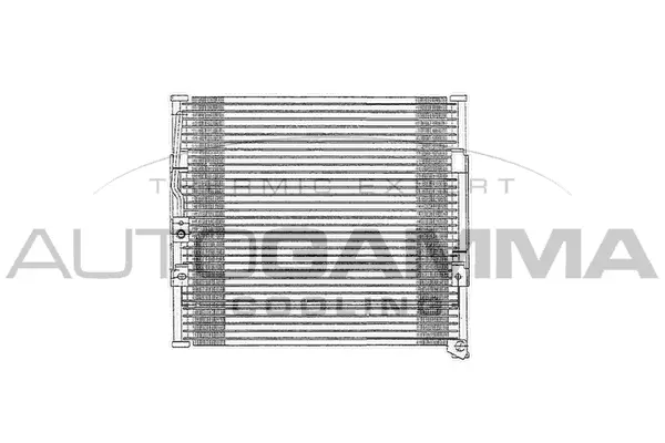 Condenseur, climatisation AUTOGAMMA 102662