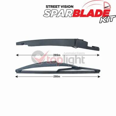 Kit de bras d'essuie-glace, nettoyage des vitres AE TOPLIGHT TRA-P142