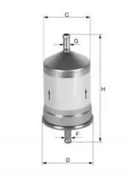Filtre à carburant UNIFLUX FILTERS XB264