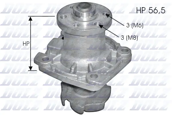 Pompe à eau, refroidissement du moteur DOLZ S138