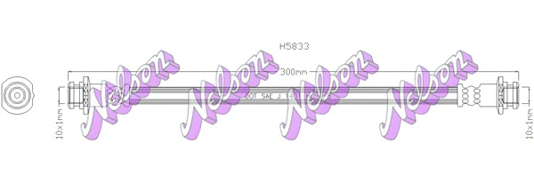 Flexible de frein KAWE H5833