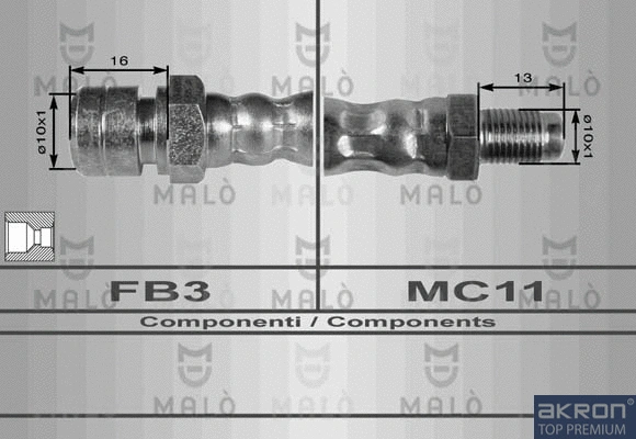 Flexible de frein AKRON-MALÒ 8049