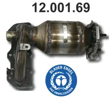 Catalyseur en coude EBERSPÄCHER 12.001.69