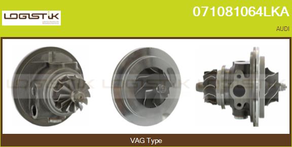 Groupe carter, turbocompresseur LGK 071081064LKA