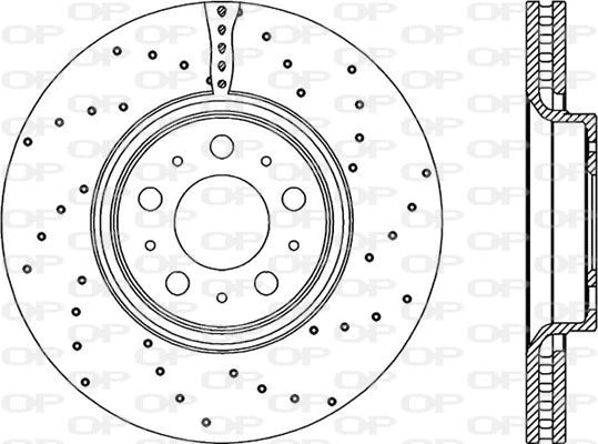 Disque de frein OPEN PARTS BDRS1976.25