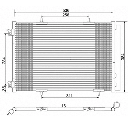 Condenseur, climatisation PowerMax 7110415