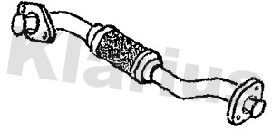 Tuyau d'échappement KLARIUS 301503