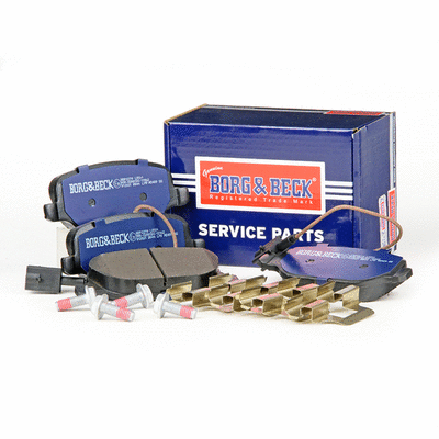 Kit de plaquettes de frein, frein à disque BORG & BECK BBP2279