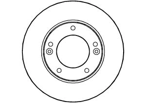 Disque de frein ABTEX BD1284V