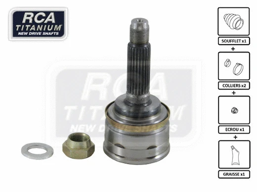 Jeu de joints, arbre de transmission RCA FRANCE SU24