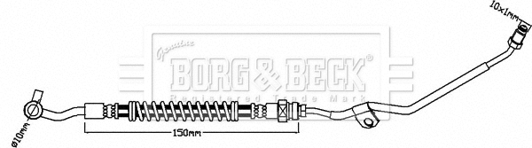 Flexible de frein BORG & BECK BBH8291