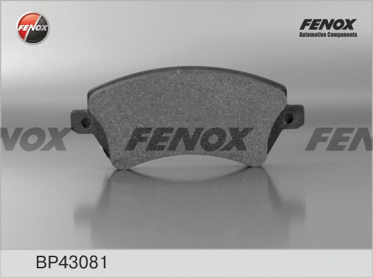 Kit de plaquettes de frein, frein à disque FENOX BP43081
