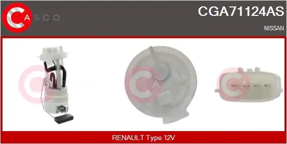 unité d'alimentation de carburant CASCO CGA71124AS