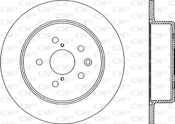 Disque de frein OPEN PARTS BDR2020.10