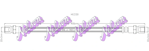 Flexible de frein KAWE H1330
