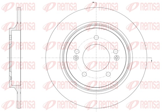 Disque de frein REMSA 61571.00