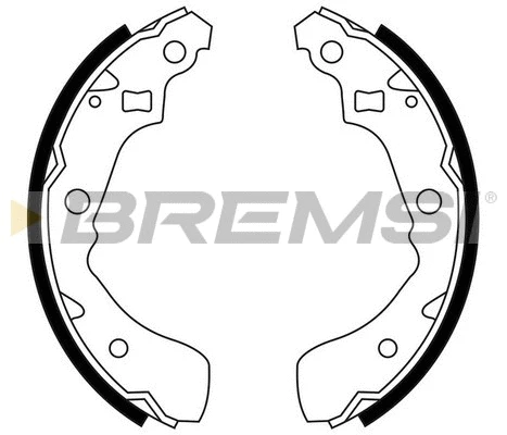 Jeu de mâchoires de frein BREMSI GF0665