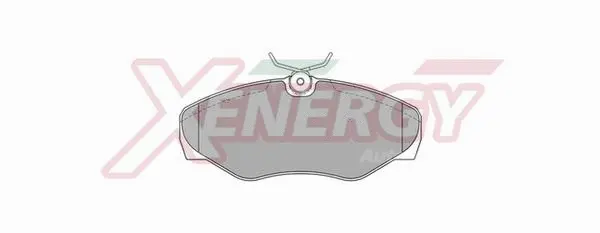 Kit de plaquettes de frein, frein à disque AP XENERGY X40837