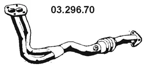 Tuyau d'échappement EBERSPÄCHER 03.296.70
