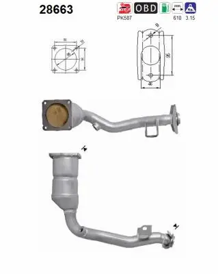 Catalyseur AS 28663