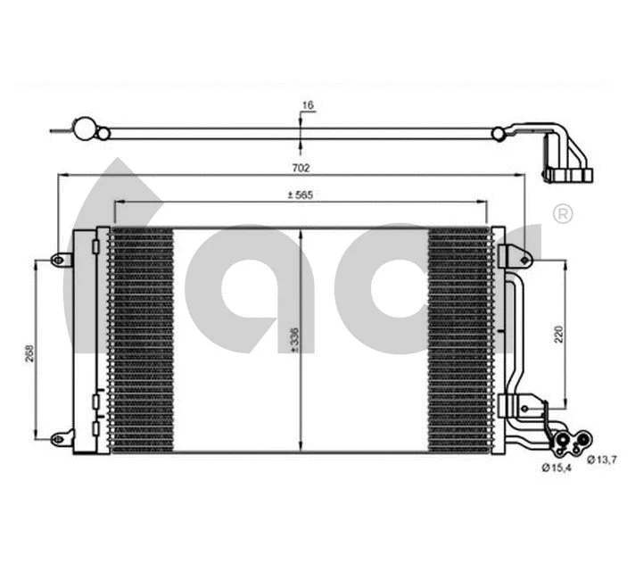 Condenseur, climatisation ACR 300669