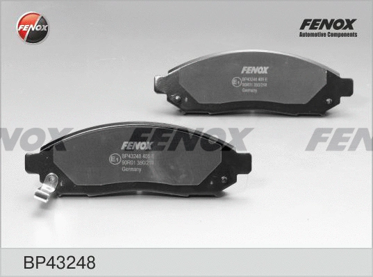 Kit de plaquettes de frein, frein à disque FENOX BP43248