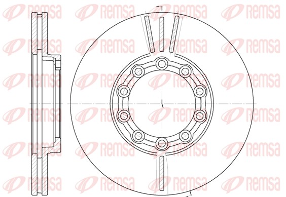 Disque de frein REMSA 6933.10