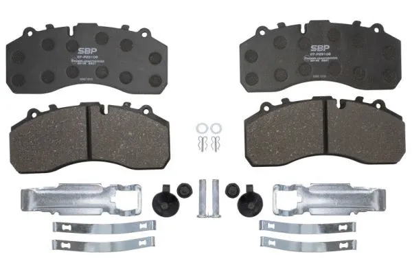 Kit de plaquettes de frein, frein à disque SBP 07-P29108