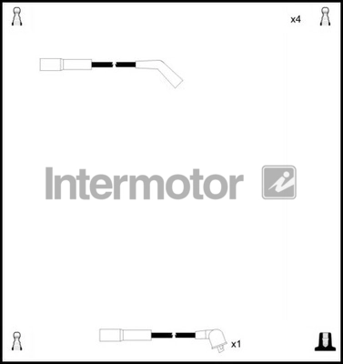 Kit de câbles d'allumage INTERMOTOR 73908