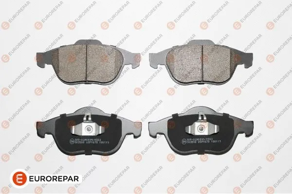Kit de plaquettes de frein, frein à disque EUROREPAR 1617272880