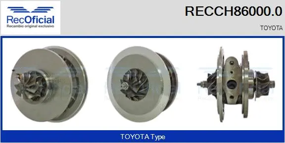 Groupe carter, turbocompresseur RECOFICIAL RECCH86000.0