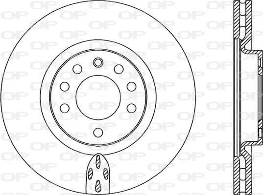 Disque de frein OPEN PARTS BDR2308.20