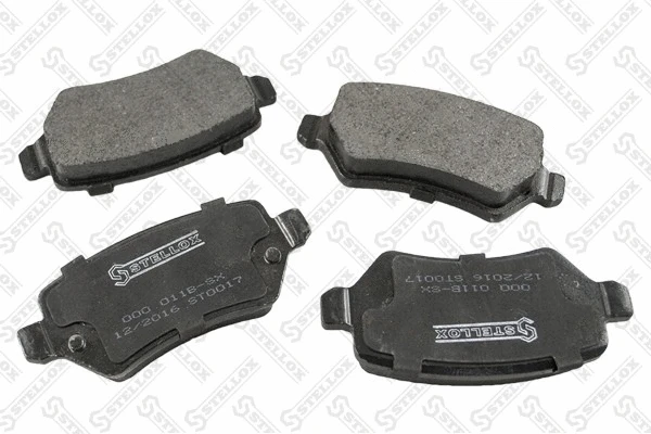 Kit de plaquettes de frein, frein à disque STELLOX 000 011B-SX