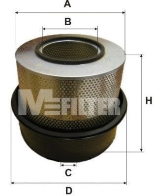 Filtre à air MFILTER A 8000