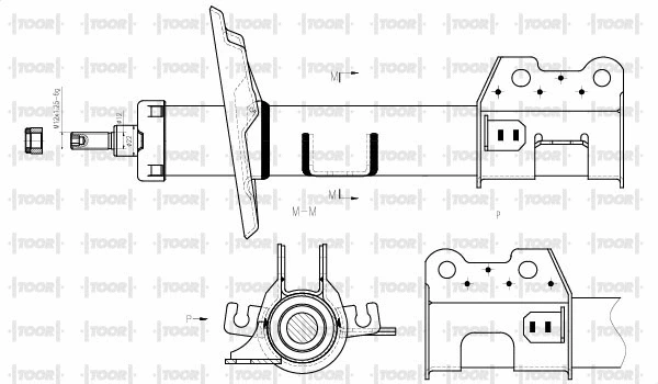 Amortisseur TOOR SG15261