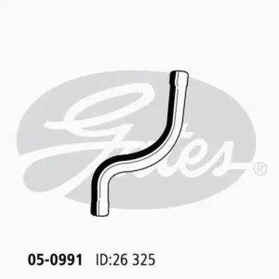 Durite de radiateur GATES-AU 05-0991